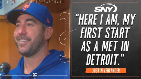 Justin Verlander Excited To Make His First Start As A Met In Detroit