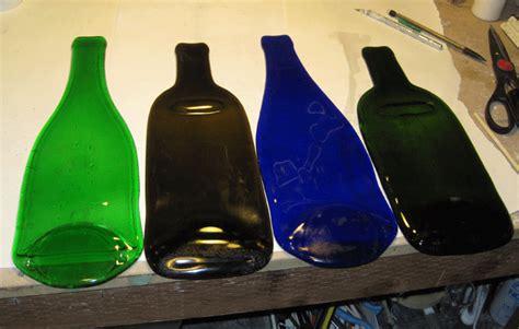 Fused Wine Bottle House Numbers Glass With A Past