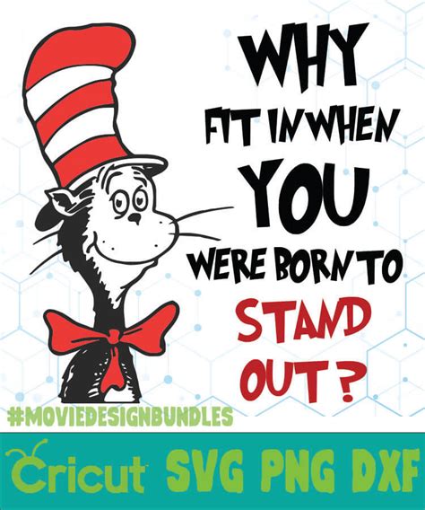 Svg Silhouette Cut File Instant Download Cricut Dr Seuss Thing Brother