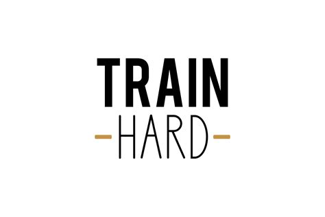 Train Hard Graphic By Craftbundles · Creative Fabrica