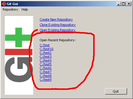 Git is one of the most popular version control systems for tracking file changes. git gui - Clear Recent Repos in Git Gui - Super User