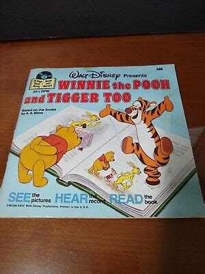 Walt Disney Presents Winnie The Pooh And Tigger Too Book Record