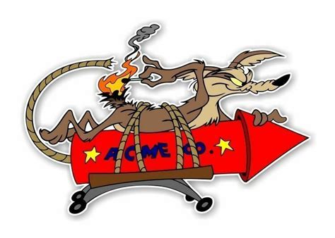 2-PACK WILE E. COYOTE FUNNY RAT ROD HOT ROD | Grelly USA