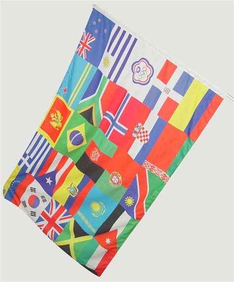 Banderas De Todos Los Paises Impresas En Sublimacion Banderas