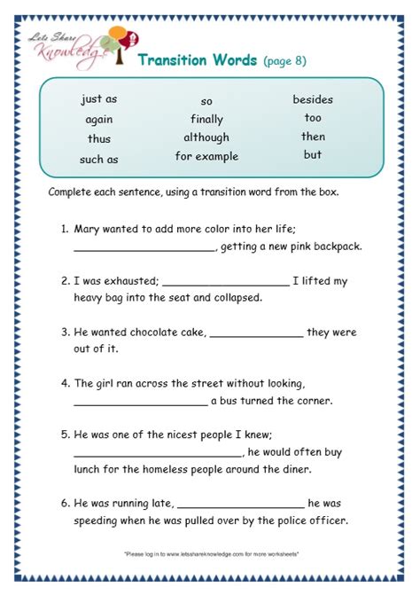 Grade 3 Grammar Topic 9 Pronouns Worksheets Lets Shar