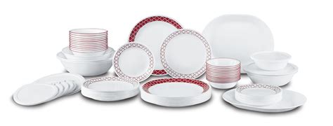 Disposable Dinnerware Set Heavy Duty Plastic Dishes Elegant Fine China
