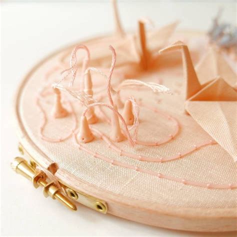 The Delicate 3d Embroidery Of Justyna Wolodkiewicz Ricamo Argilla