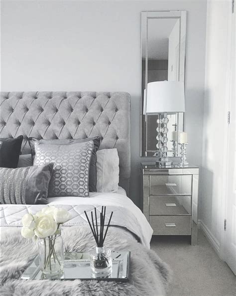 See more ideas about bedroom inspirations, home bedroom, bedroom design. Grey Bedroom Inspo. Grey Interior Bedroom. Silver Mirror inside Black And Grey Bedroom ...