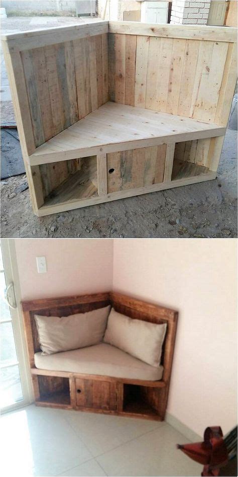 Wooden Pallets Bedside Table Idea Palletfurniture Wood Working