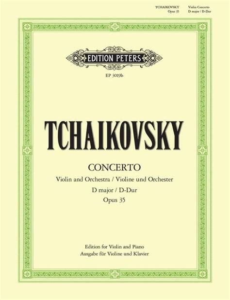 Tchaikovsky Violin Concerto In D Op 35