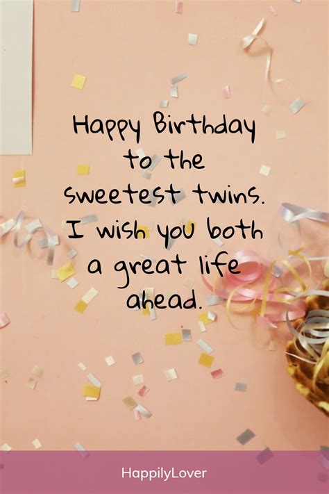 136 Happy Birthday Twins Wishes Messages And Quotes Happily Lover In