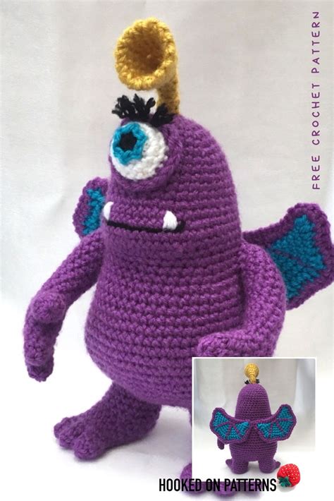 Purple People Eater Free Toy Monster Amigurumi Crochet Patterns