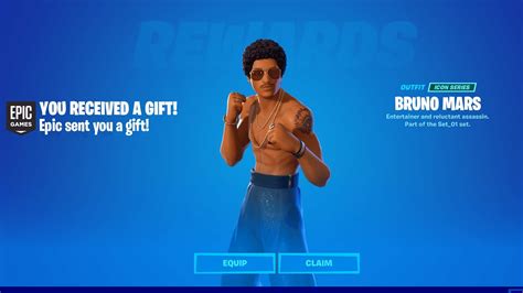 How The Get The Fortnite Bruno Mars Skin For Free Silk Sonic Youtube