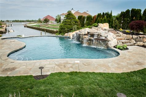 Oceanport Nj Custom Inground Swimming Pool Design And Construction