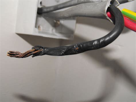 Heat Damaged Neutral Supply Cable This Resistance Fault Was Caused By