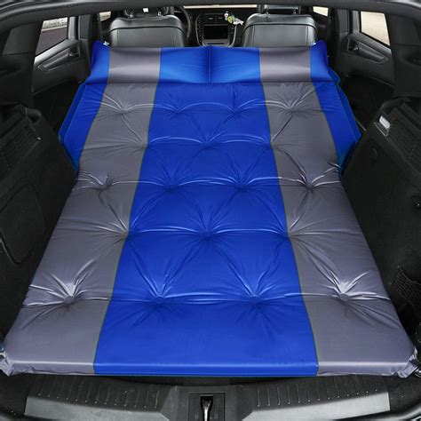 Inflatable Car Bed Suv Car Mattress Car Travel Sleeping Pad Air Bed Camping Mat Ebay