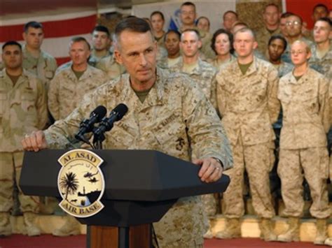 Gen Peter Pace Speaks To The Troops In Al Asad Iraq