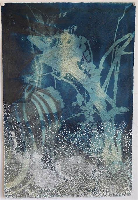 Pin By Sally Jacobson On Art Small Paintings Cyanotype Illustration Art