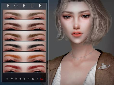 Eyebrows 36 By Bobur3 At Tsr Sims 4 Updates