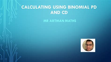 Binomial Distribution Using Pd Or Cd On The Calculator Youtube