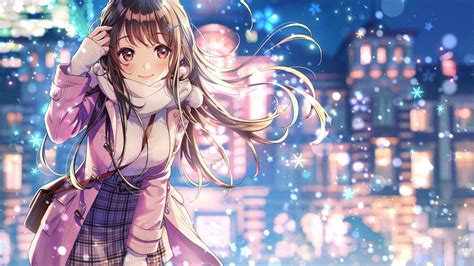 Cute Anime Girl Wallpaper Free Wallpapers For Apple Iphone And