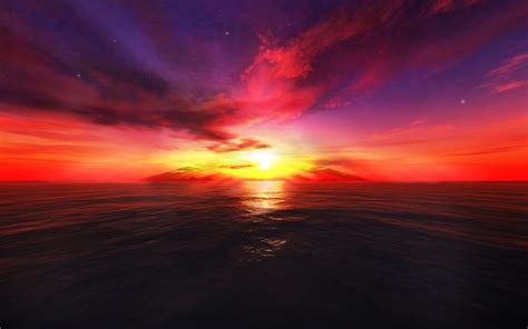 Wallpaper: Red, very red sunset