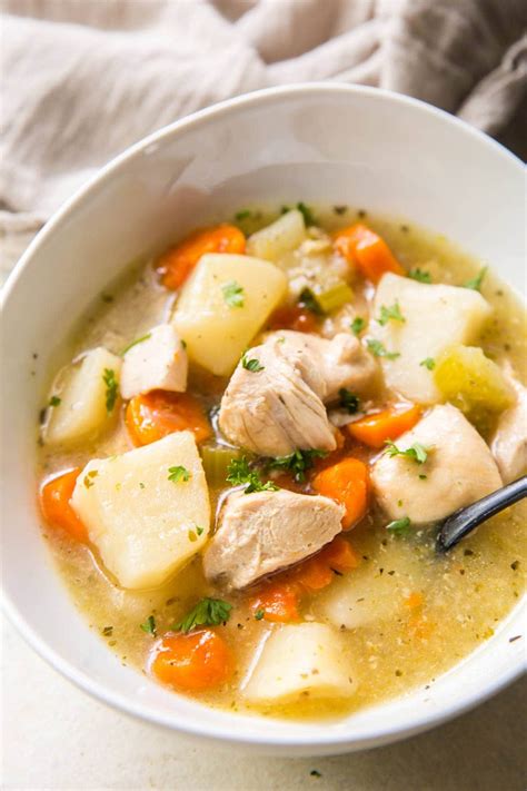 Easy Instant Pot Chicken Stew 30 Minutes