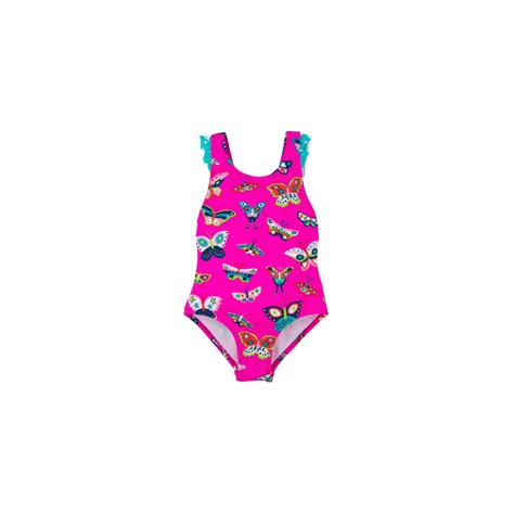 Hatley Girls Swimsuit Butterflies Swimwear From Soup Dragon Uk