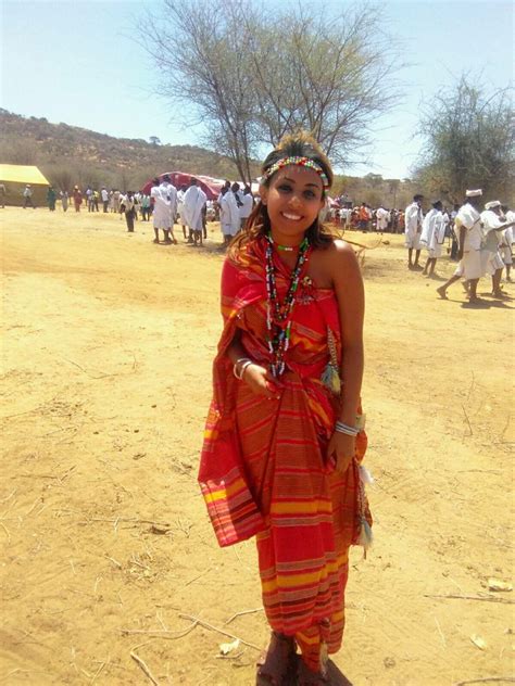 Beautiful Oromo Girl With Borana Dress Ethiopian Women Somali