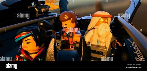 Lucy Wyldstyle Emmet Brickowski Vitruvius The Lego Movie
