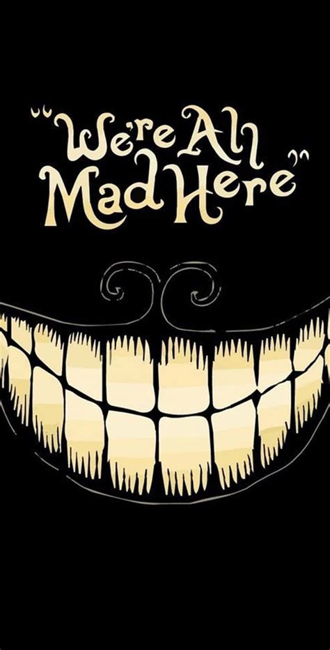 Download Cheshire Cat Grin Funny Adult Phone Wallpaper