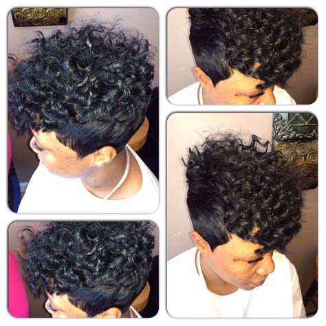 20 Photos Curly Weave Mohawk Haircuts