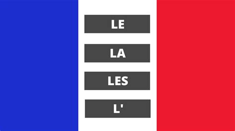 The French Definite Articles Le La Les French Online Language Courses