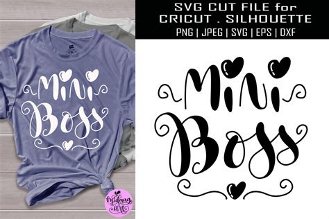 Download Mini boss svg, baby shirt svg By Midmagart | TheHungryJPEG.com