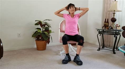 Seated Core Exercises For Seniors Fitness With Cindy
