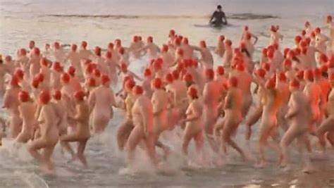 Hundreds Of Swimmers Brave Freezing Temperatures For Nude Solstice Swim