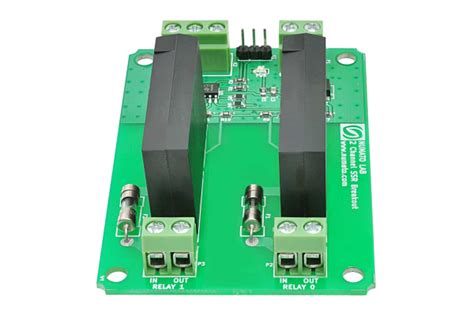 2 Channel Solid State Relay Controller Board Ajitek Tech Solutions