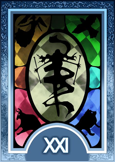 Persona 34 Tarot Card Deck Hr The World Arcana By Enetirnel