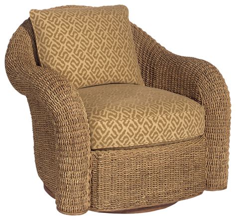 Lexington Upholstery Venture Swivel Chair Tropical Armchairs And