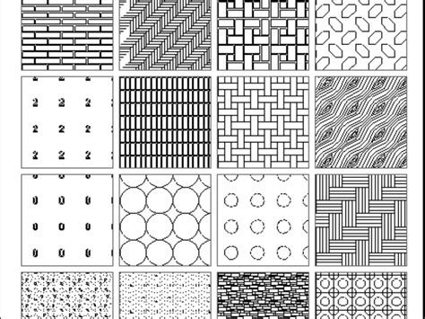 Architectural Hatch Patterns