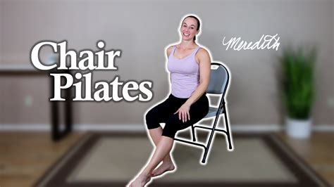 Chair Pilates Workout For Seniors And Beginners 18 Min Senior