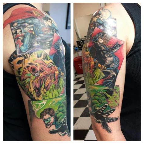 dc comic tattoos for men ideas and inspiration for guys