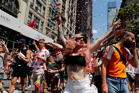 Photos New York Marks Years Since Stonewall With Pride Marches