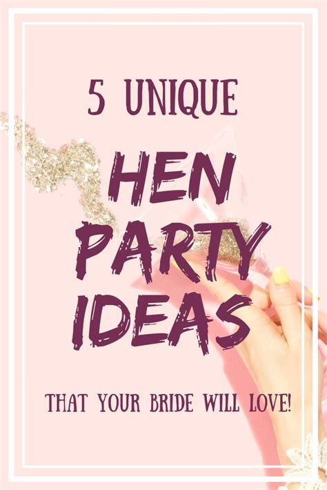 Unique Hen Party Ideas Guides For Brides Hen Party Bachelorette