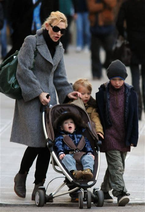Cate Blanchett And Children Out In New York City Zimbio
