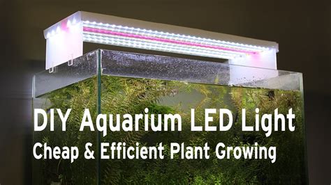 Diy Aquarium Led Lighting Cheap And Efficient Plant Growing Youtube