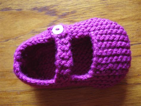 Knitting Pattern For Mary Jane Baby Shoes 12 18 Months Pdf Pattern