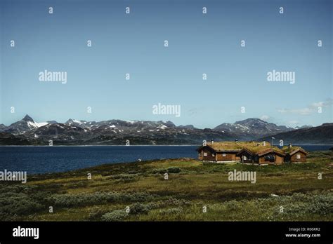Jotunheimen National Park Landscape In Oppland Norway Old Traditional