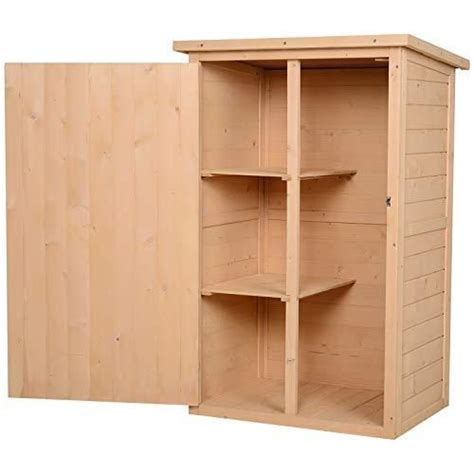 Garden And Outdoors Sheds Outsunny Wooden Garden Storage Shed Fir Wood