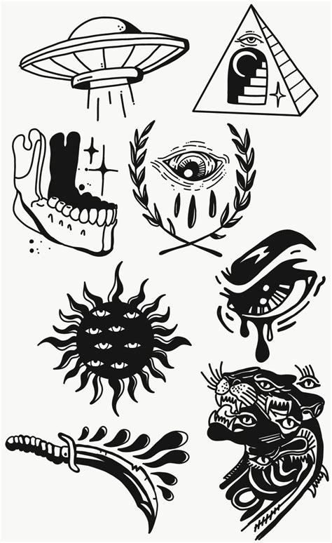 Simple Flash Tattoos Designs Best Temporary Ink